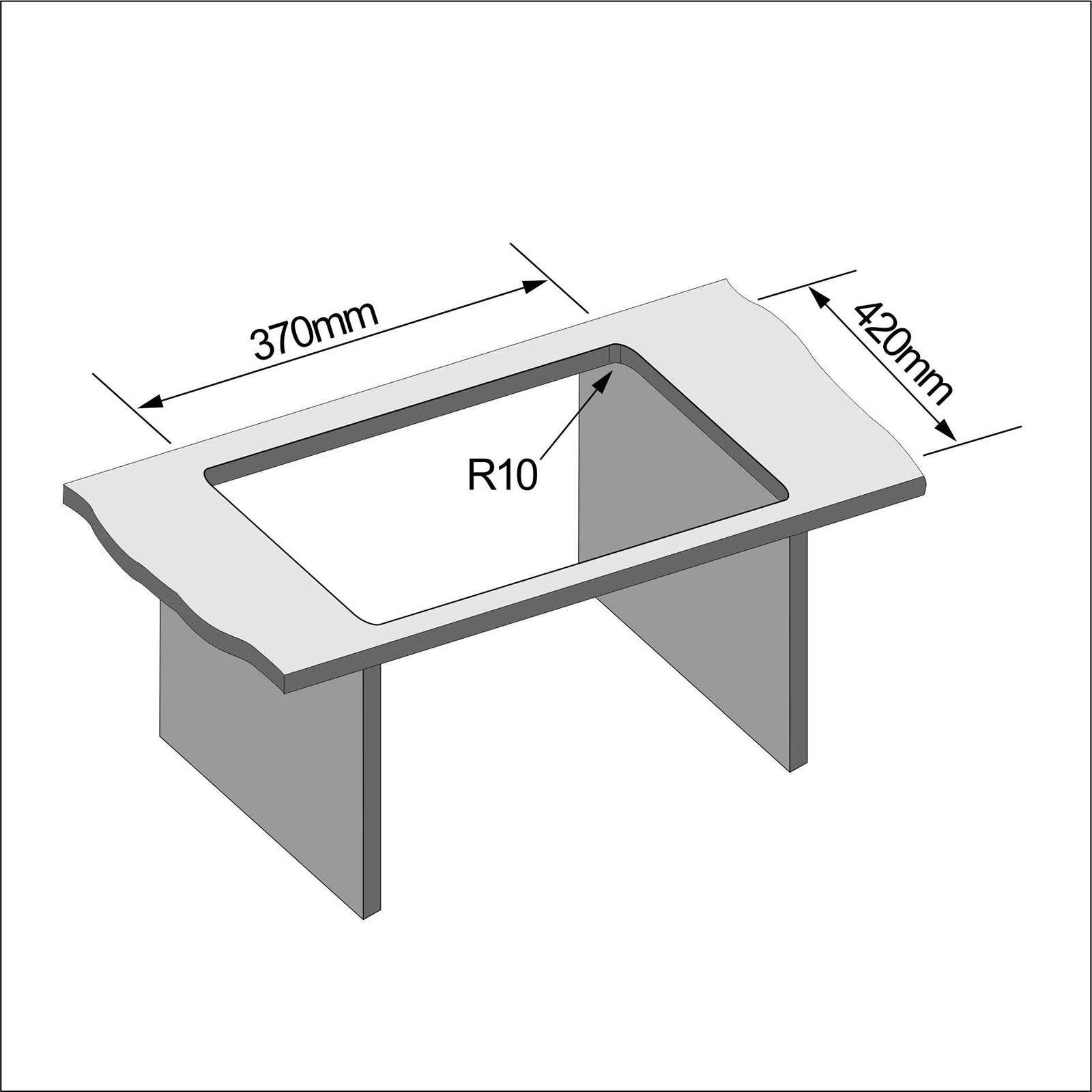 Lavello Cucina 1 Vasca 40 × 45 cm, CECIPA Lavandino Cucina in Acciaio inox  304 Almeno 40 cm dal Fondo dell'Armadio con Raccordi di Scarico e  Troppopieno, Dispenser di sapone non incluso